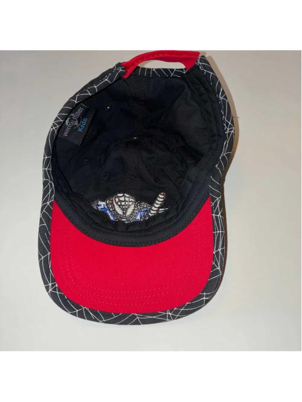 Boys Universal Marvel Spider-Man Baseball Cap Hat Black Red